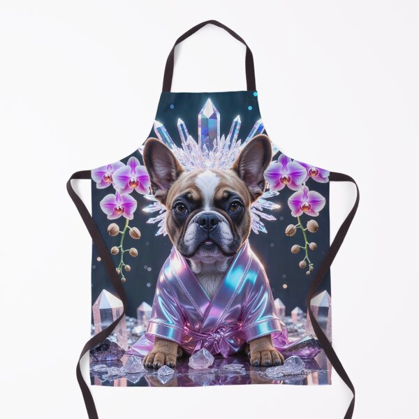 Item preview, Mystical Crystal French Bulldog – Glam Luxe Zodiac Dog Art | Cosmic Pet Print for Posters, Home Decor & More designed and sold by CreativeVisionsHub.