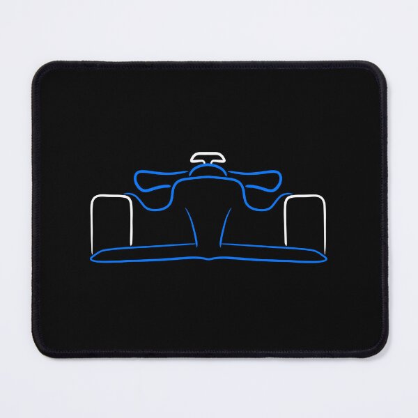 Item preview, Formula 1 Blue & White Outline designed and sold by FLOdesignAUS.