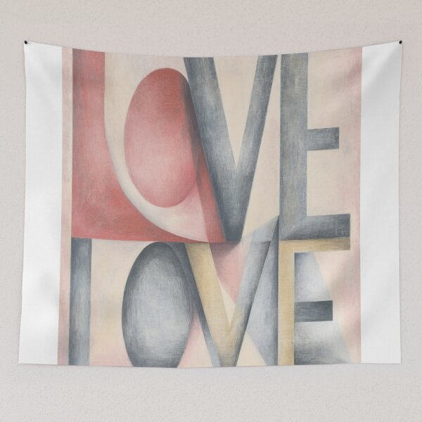 Item preview, Vibrant love art with bold text designed and sold by anytka.