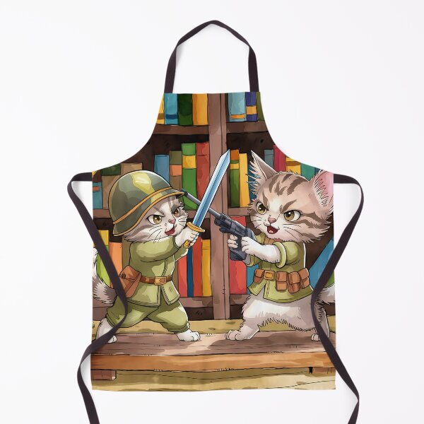 Item preview, Library Kitten Wars – Epic Feline Showdown designed and sold by Dshoppin.