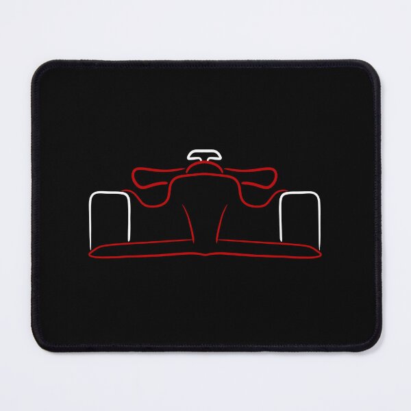 Item preview, Formula 1 Red & White Outline designed and sold by FLOdesignAUS.