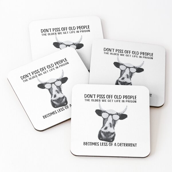 Item preview, Don't Piss Off Old People Life In Prison Is Less A Deterrent Gift for Grandparents Funny Retirement  Coworker  designed and sold by MotivaChic.