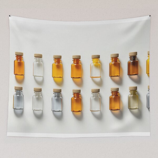 Item preview, Gradient Tones of Liquid Samples in Glass Vials designed and sold by anytka.