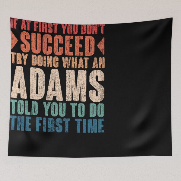 Item preview, Adams last name surname vintage funny personalized birthday gift designed and sold by 9X FR.