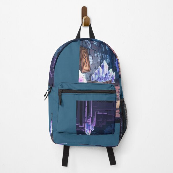 Item preview, Ancient Wizard Cavern with Glowing Crystals and Runes designed and sold by Serene-Chamber.