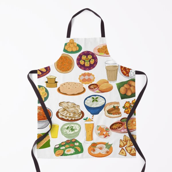 Item preview, Authentic Indian Food Print Fabric – A Feast for the Eyes designed and sold by Designtothepoint.