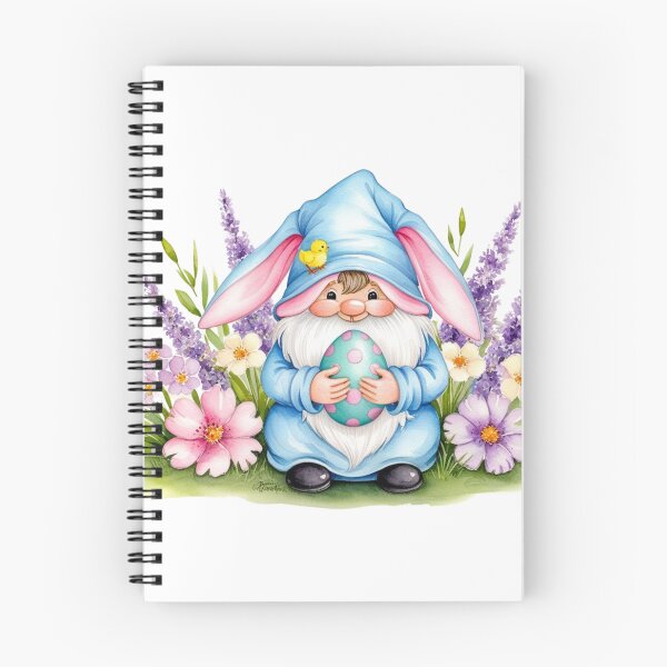 Item preview, Easter gnome with bunny ears and decorated egg designed and sold by StormArte.