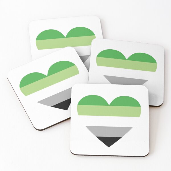 Item preview, Aromantic flag designed and sold by Finally Awake.