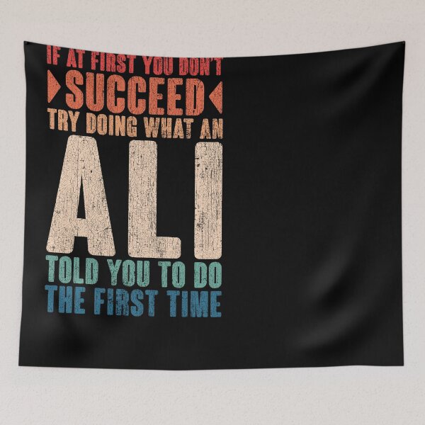 Item preview, Ali last name surname vintage funny personalized birthday gift designed and sold by 9X FR.