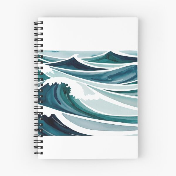 Item preview, Waves in watercolor: the power of the ocean designed and sold by StormArte.