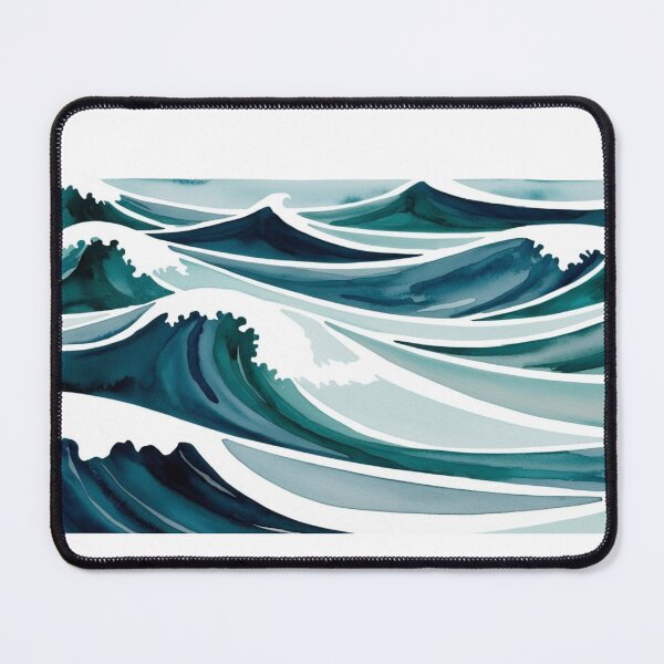 Item preview, Waves in watercolor: the power of the ocean designed and sold by StormArte.