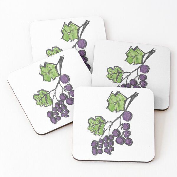 Item preview, Leafy Grapes designed and sold by MagentaTwilight.