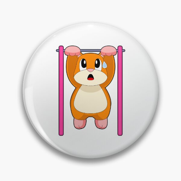 Item preview, Hamster Bodybuilder Pull ups Bodybuilding designed and sold by Snabdesign84.