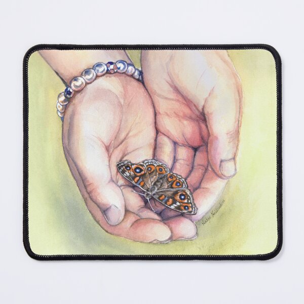 Item preview, In Our Hands - Butterfly In Child's Hand artwork by Nadya Neklioudova designed and sold by Nadya Neklioudova.