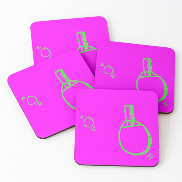 Item preview, Table tennis Fluoro Pink Green designed and sold by MagentaTwilight.