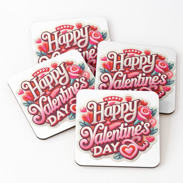 Item preview, "Ultra-High-Resolution Happy Valentine's Day Sticker" designed and sold by ForFamily1120.