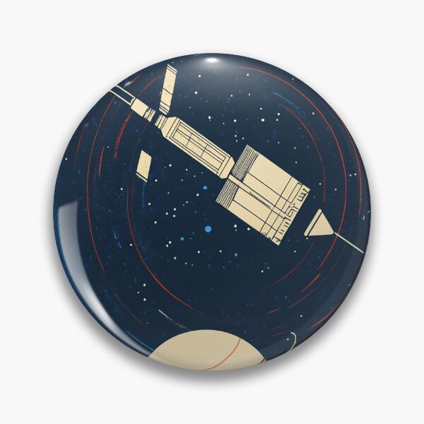 Item preview, Orbiting spaceship in deep space designed and sold by anytka.