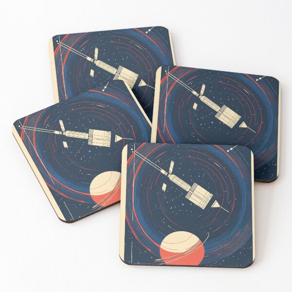 Item preview, Orbiting spaceship in deep space designed and sold by anytka.
