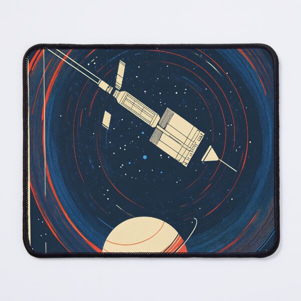 Item preview, Orbiting spaceship in deep space designed and sold by anytka.