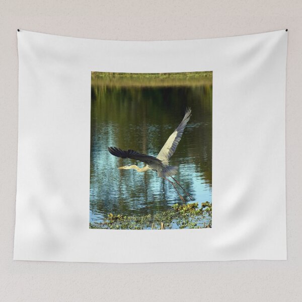 Item preview, Great Blue Heron At Orlando Wetlands Park designed and sold by MercerImages.