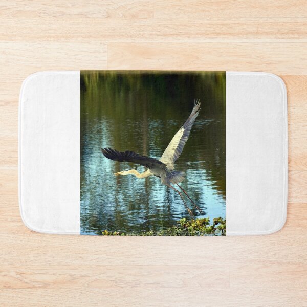 Item preview, Great Blue Heron At Orlando Wetlands Park designed and sold by MercerImages.