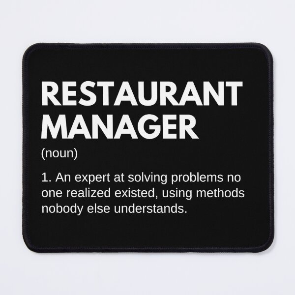 Item preview, Restaurant Managers And Chef Funny Definition designed and sold by CuteLovelyDesigns.