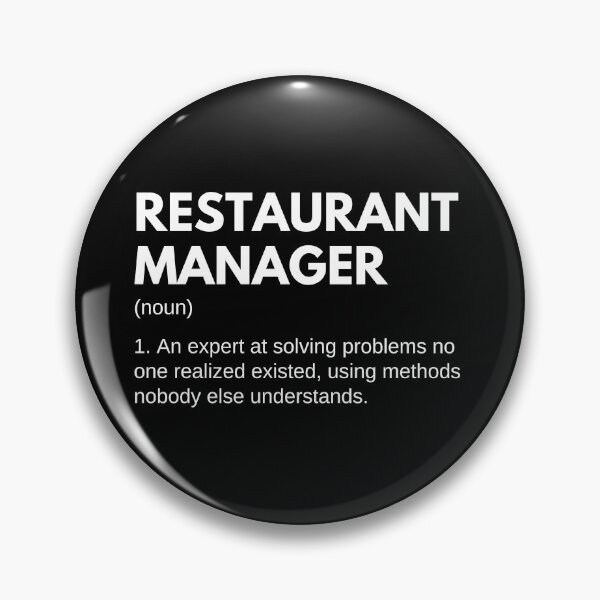Item preview, Restaurant Managers And Chef Funny Definition designed and sold by CuteLovelyDesigns.