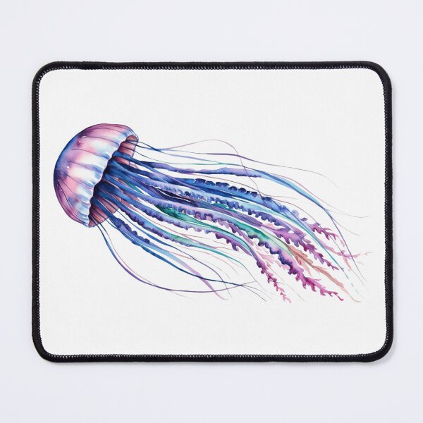 Item preview, Watercolor jellyfish: marine elegance designed and sold by StormArte.