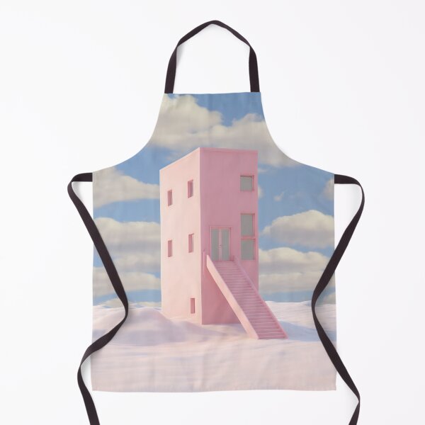 Item preview, Pastel Pink Building in Snowy Wonderland designed and sold by anytka.