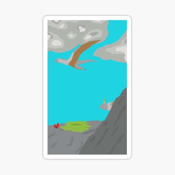 Item preview, Pterosaurs on the Cliffs designed and sold by Ciivam.