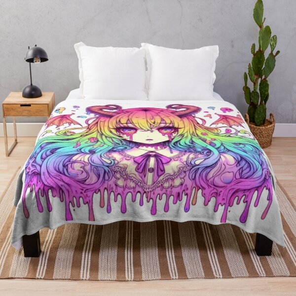Item preview, Rainbow Drippy Trippy Demon Girl designed and sold by SublimeFairy.