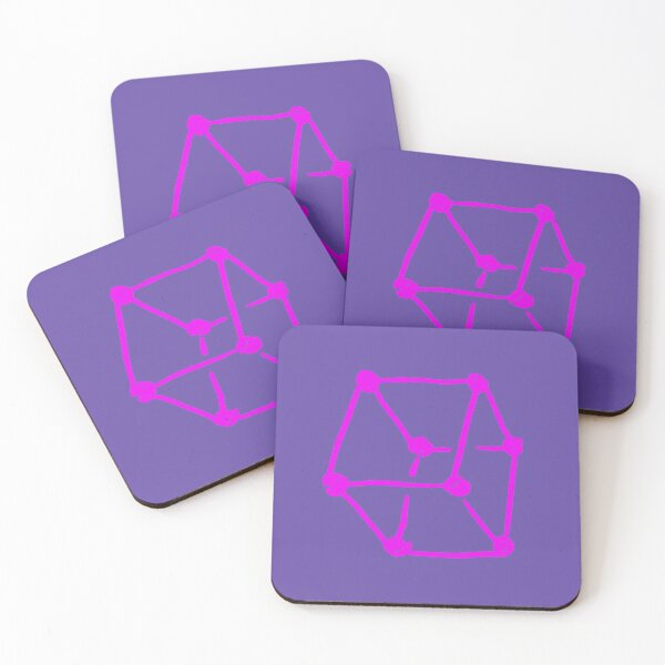 Item preview, Pink Retro Cube Purple Grape designed and sold by MagentaTwilight.