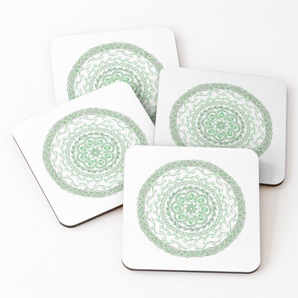 Artikelvorschau, Mandala 09 Grün entworfen und verkauft von MiakadoArts.