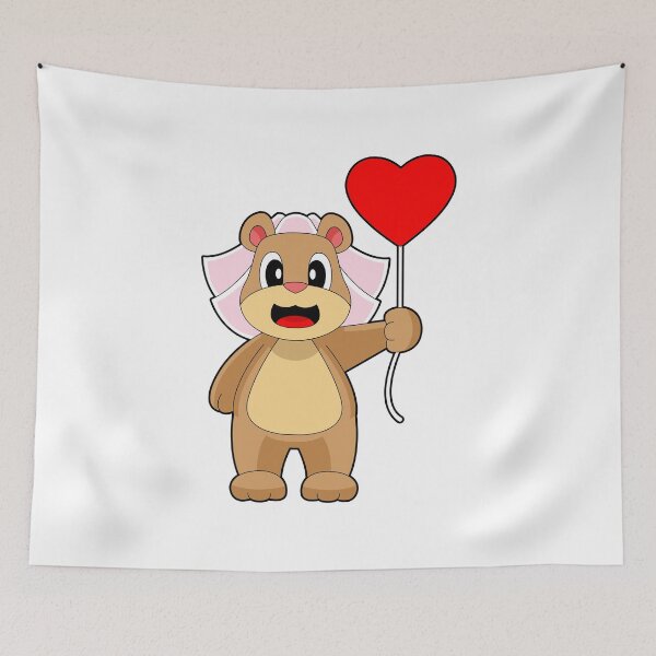 Item preview, Bear Bride Balloon Wedding designed and sold by Snabdesign84.