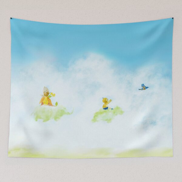 Item preview, Three friends in the sky  designed and sold by greenPQBstudio.