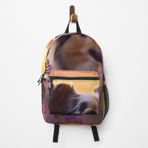 Item preview, Splendid Sunset and Lavender Fields with a Majestic Dog designed and sold by anytka.