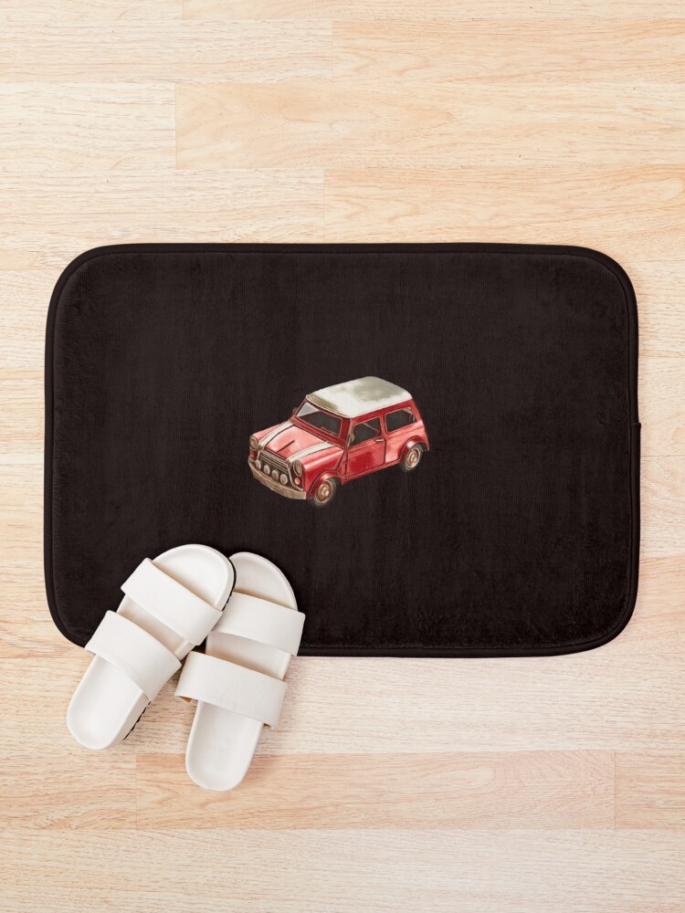 Thumbnail 1 of 6, Bath Mat, Mini red designed and sold by REDART69.