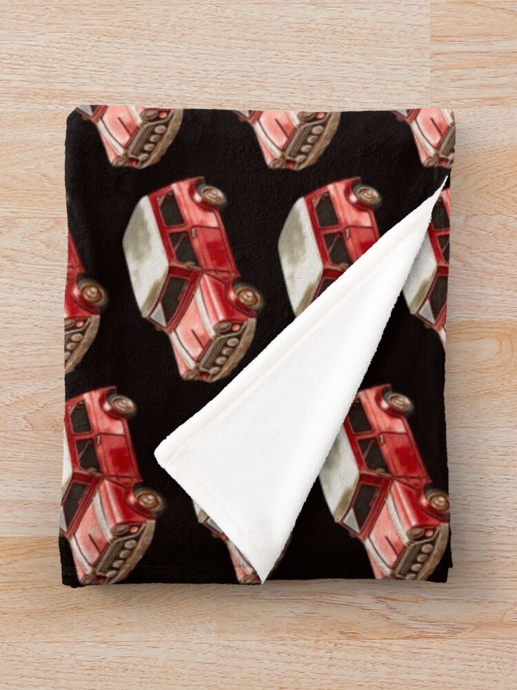 Thumbnail 3 of 6, Throw Blanket, Mini red designed and sold by REDARTTATTOO69.