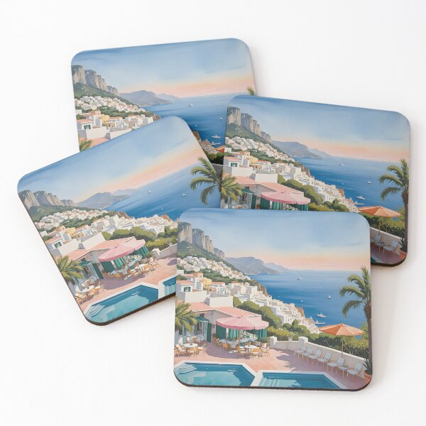 Item preview, Capri, Italy: Golden Sunset & Timeless Charm designed and sold by LSVart.