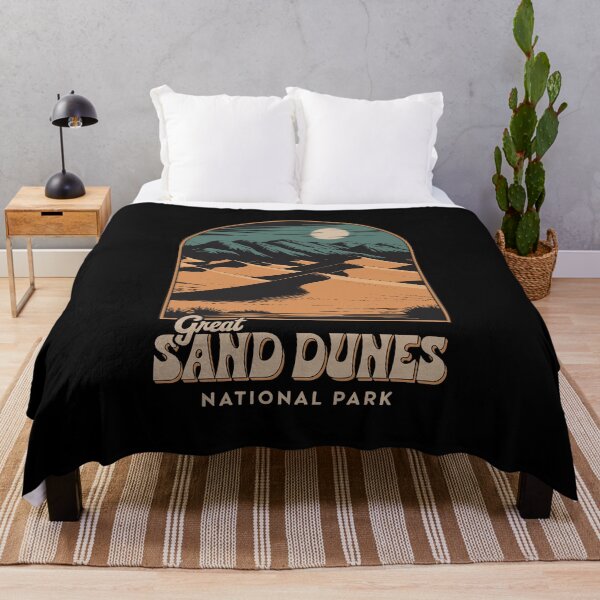 Item preview, Great Sand Dunes National Park Vintage Art designed and sold by skiprender.