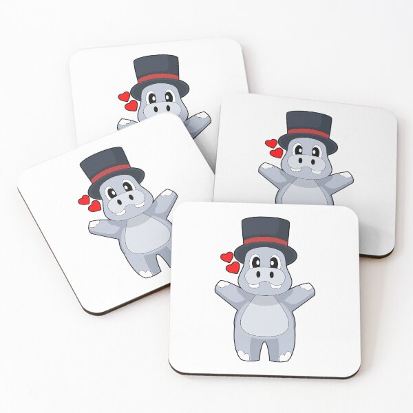 Aperçu de l'œuvre Hippo Groom Top Hat Wedding créée et vendue par Snabdesign84.