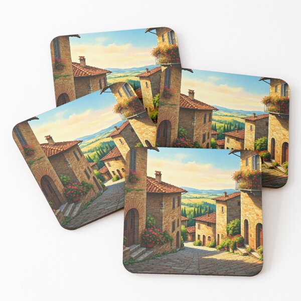 Item preview, Castiglione, Italy: Hilltop Historic Charm designed and sold by LSVart.