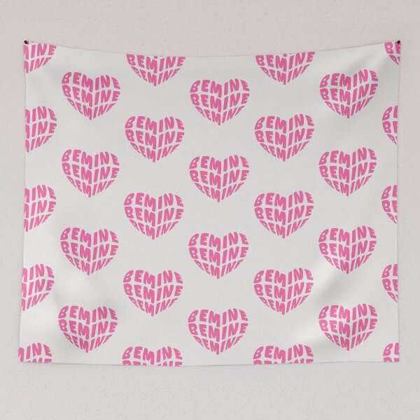 Item preview, Trendy Pink Love - Be Mine Valentine's Day Gift Special Typographic love quotes | sweet texts | romantic cute couples | relationship goals | sweet romantic text designed and sold by RSDigitalPrintDesign.