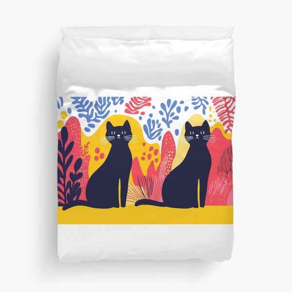 Item preview, Twin Shadows Matisse Inspired Cats designed and sold by daila70.