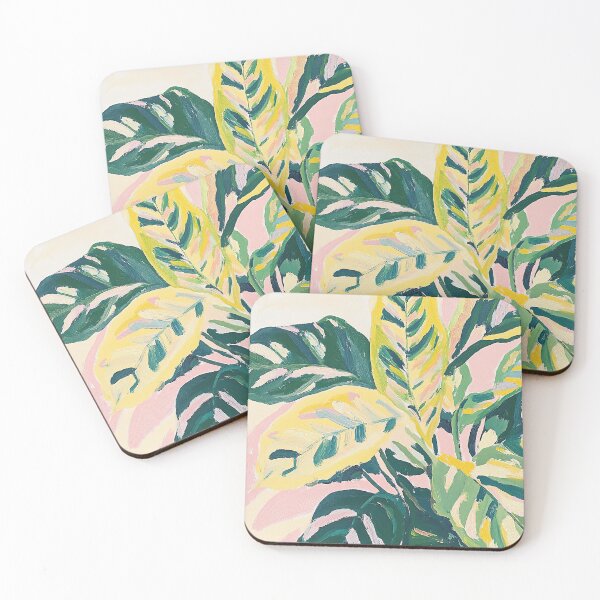 Item preview, Botanical Calathea Pastel Plant Modern designed and sold by ArtHouseNiklas.