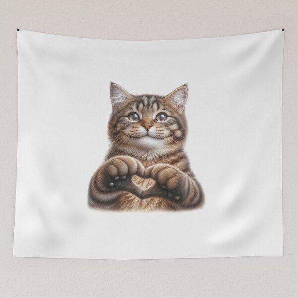 Item preview, cat Paws of Love designed and sold by jkrphoto.