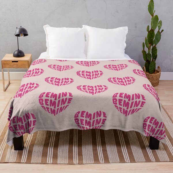 Item preview, Trendy Hot Pink Love - Be Mine Valentine's Day Gift Special Typographic love quotes | sweet texts | romantic cute couples | relationship goals | sweet romantic text designed and sold by RSDigitalPrintDesign.