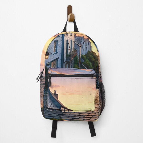 Item preview, Clovelly, Devon: Sunset in a Charming Fishing Village designed and sold by LSVart.