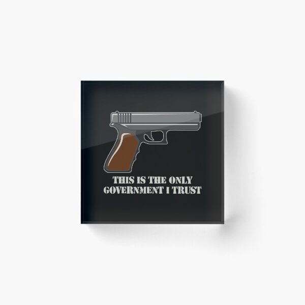 Item preview, This Is The Only Government I Trust - 45 ACP Gun Owner Gift designed and sold by xhearalisa.