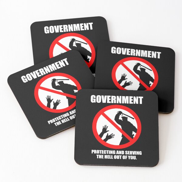 Item preview, Government, Protecting And Serving Hell Out of You - Funny Anti Government designed and sold by zeviwanty.